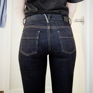 Raleigh Denim size 25, Raw, selvedge White Oak